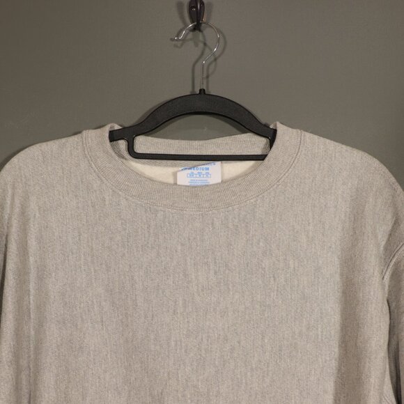 NWT Champion Men's Reverse Crew Sweatshirt in Gray Size Medium - Picture 10 of 13